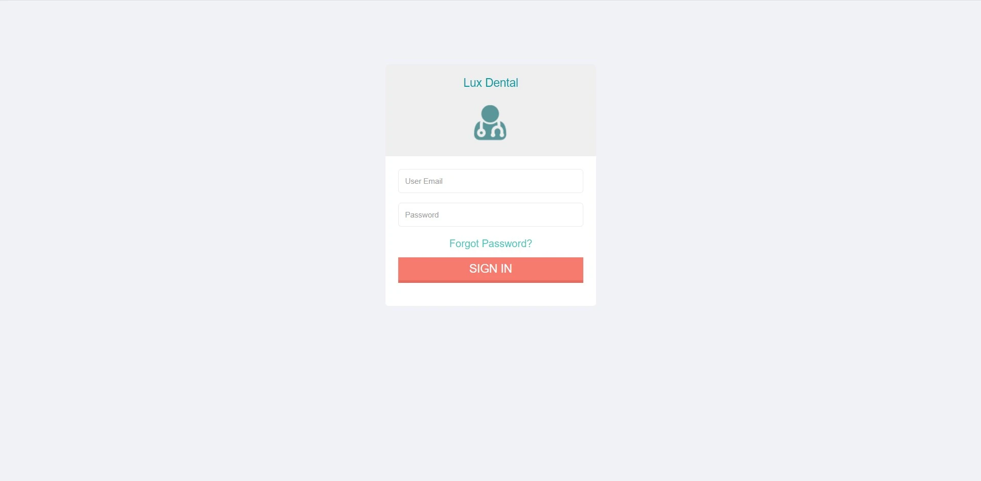 Lux Dental Clinic — home page preview